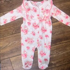 Floral Pink Kids One Piece